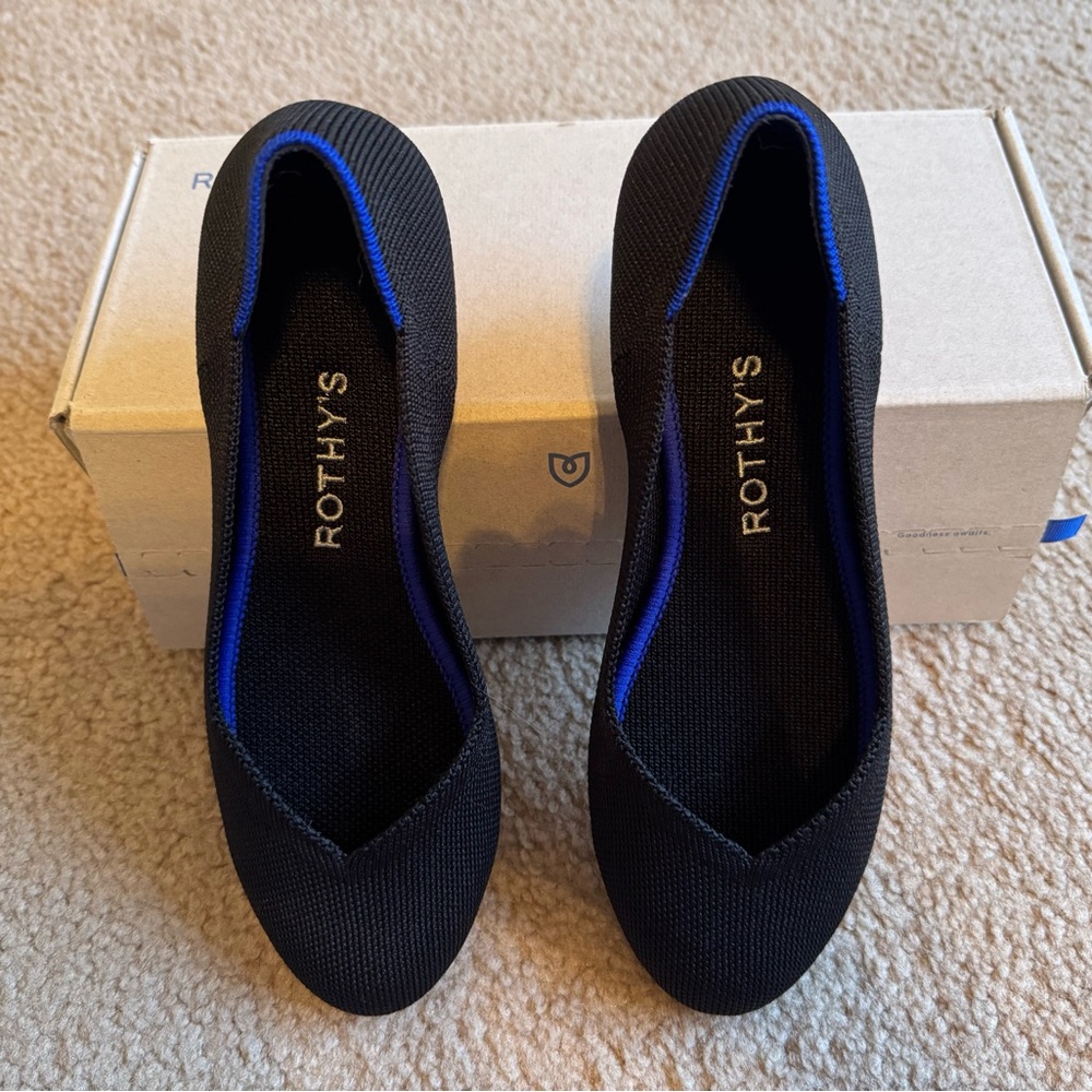 Rothy’s The Flat Black Flats - Picture 2 of 5